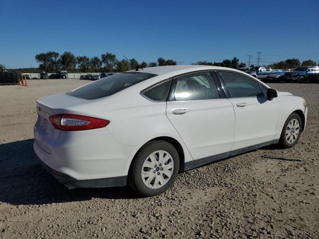 3FA6P0G7XER331819 - 2014 FORD FUSION S WHITE photo 3