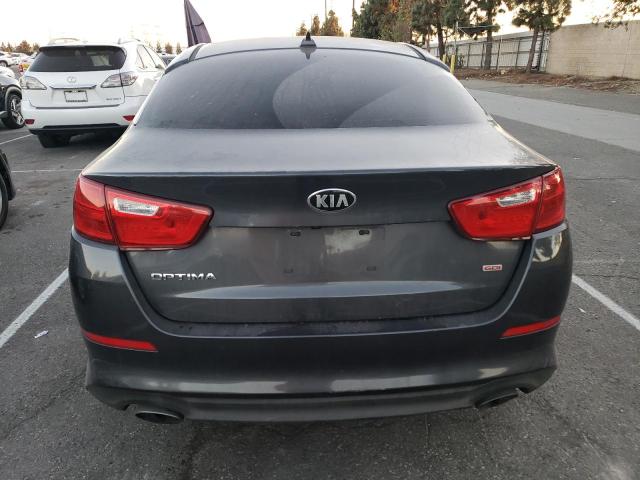 KNAGM4A76F5637621 - 2015 KIA OPTIMA LX GRAY photo 6