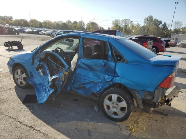 1FAHP34N57W315279 - 2007 FORD FOCUS ZX4 BLUE photo 2