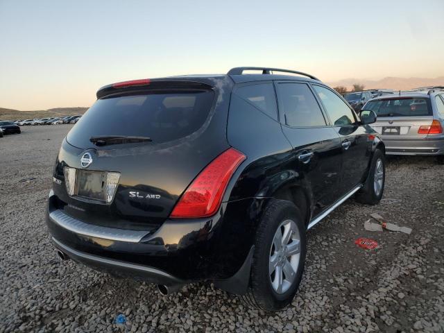 JN8AZ08W97W606475 - 2007 NISSAN MURANO SL BLACK photo 3