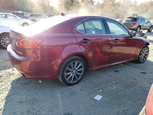 JTHCK262495029155 - 2009 LEXUS IS 250 BURGUNDY photo 3