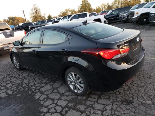 KMHDH4AE5EU214215 - 2014 HYUNDAI ELANTRA SE BLACK photo 2