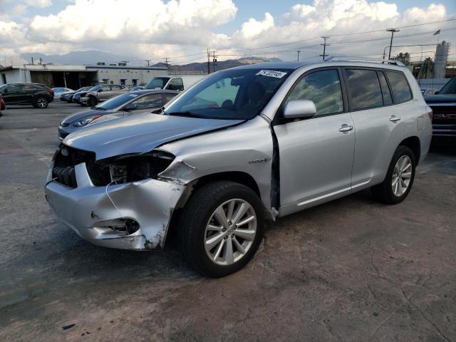 JTEEW41A582013938 - 2008 TOYOTA HIGHLANDER HYBRID SILVER photo 1