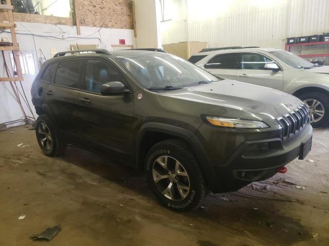 1C4PJMBSXGW131073 - 2016 JEEP CHEROKEE TRAILHAWK GREEN photo 4