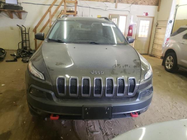1C4PJMBSXGW131073 - 2016 JEEP CHEROKEE TRAILHAWK GREEN photo 5