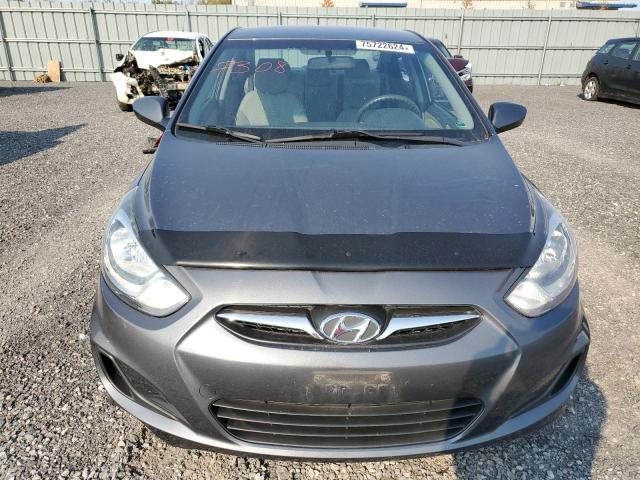 KMHCT4AE3DU428550 - 2013 HYUNDAI ACCENT GLS GRAY photo 5