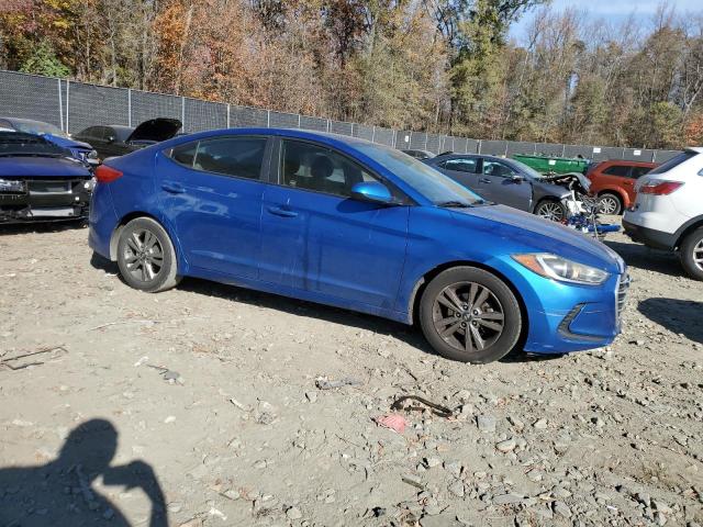 5NPD84LFXHH125183 - 2017 HYUNDAI ELANTRA SE BLUE photo 4