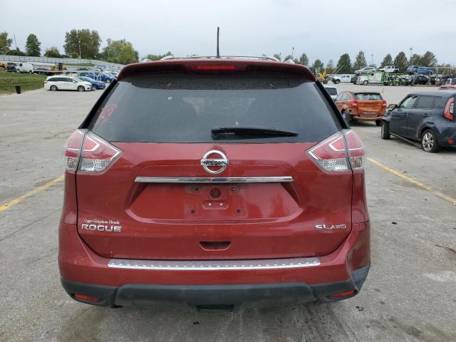 5N1AT2MV6FC800110 - 2015 NISSAN ROGUE S MAROON photo 6