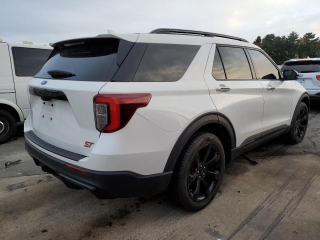 1FM5K8GC3LGC17922 - 2020 FORD EXPLORER ST WHITE photo 3