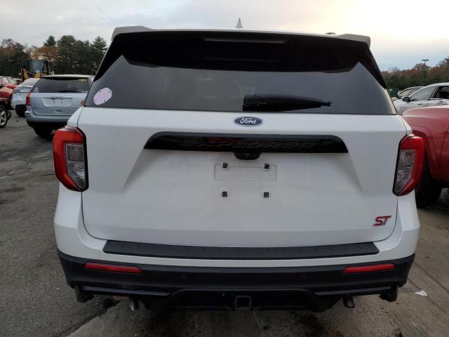 1FM5K8GC3LGC17922 - 2020 FORD EXPLORER ST WHITE photo 6