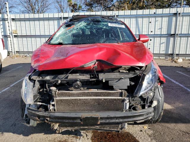 KNDPC3AC7E7617717 - 2014 KIA SPORTAGE EX RED photo 5