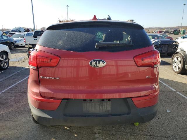 KNDPC3AC7E7617717 - 2014 KIA SPORTAGE EX RED photo 6