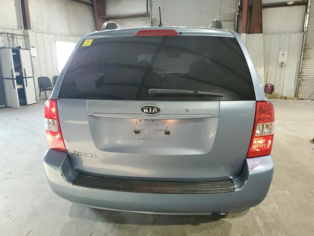 KNDMB133876139999 - 2007 KIA SEDONA EX BLUE photo 6