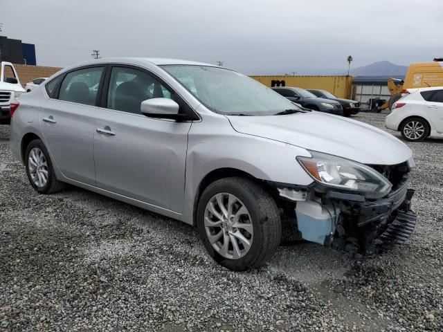 3N1AB7AP4JL625253 - 2018 NISSAN SENTRA S SILVER photo 4