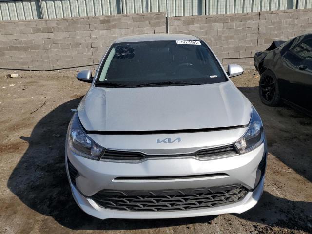 3KPA24ADXPE550072 - 2023 KIA RIO LX SILVER photo 5