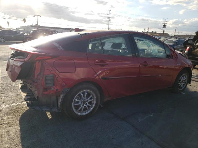 JTDKARFP7H3021159 - 2017 TOYOTA PRIUS PRIM 红色 照片 3