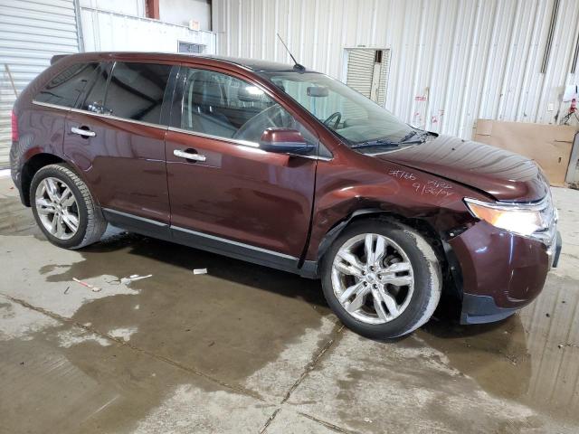 2FMDK4KC4CBA55351 - 2012 FORD EDGE LIMITED BURGUNDY photo 4