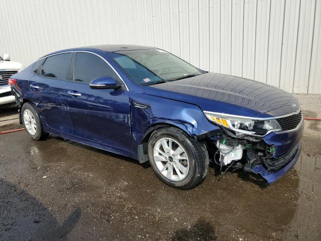 5XXGT4L39GG083276 - 2016 KIA OPTIMA LX BLUE photo 4