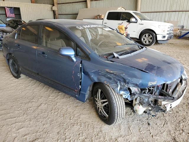 1HGFA16578L086144 - 2008 HONDA CIVIC LX BLUE photo 4