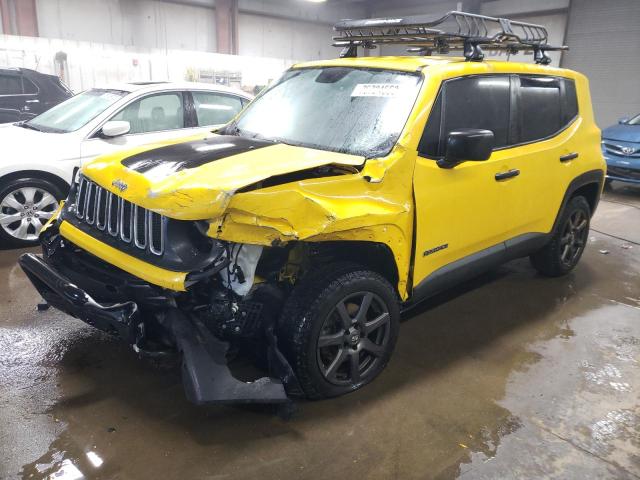 ZACCJBAB1JPH90152 - 2018 JEEP RENEGADE SPORT YELLOW photo 1