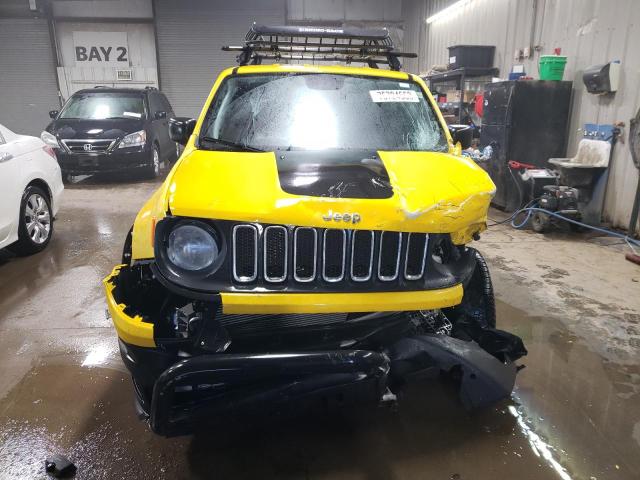 ZACCJBAB1JPH90152 - 2018 JEEP RENEGADE SPORT YELLOW photo 5