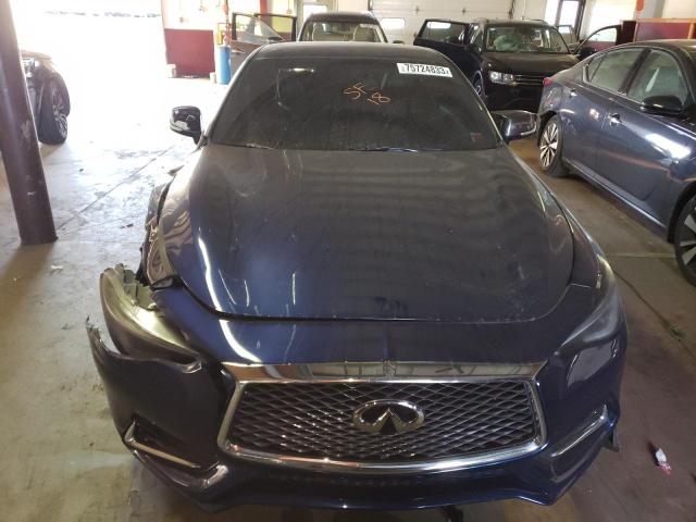 JN1EV7EL9JM392511 - 2018 INFINITI Q60 LUXE 300 BLUE photo 5