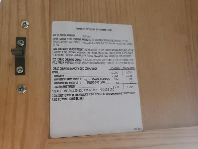 4YDT31B296E322024 - 2006 KEY HORNET Белый фото 10