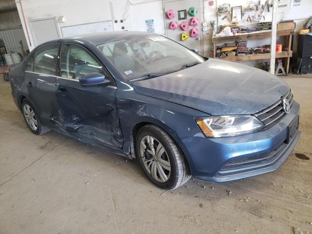 3VW2B7AJ1HM342369 - 2017 VOLKSWAGEN JETTA S BLUE photo 4