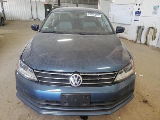 3VW2B7AJ1HM342369 - 2017 VOLKSWAGEN JETTA S BLUE photo 5