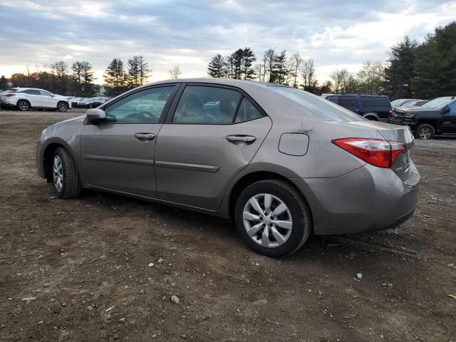 2T1BURHE9GC572234 - 2016 TOYOTA COROLLA L GRAY photo 2