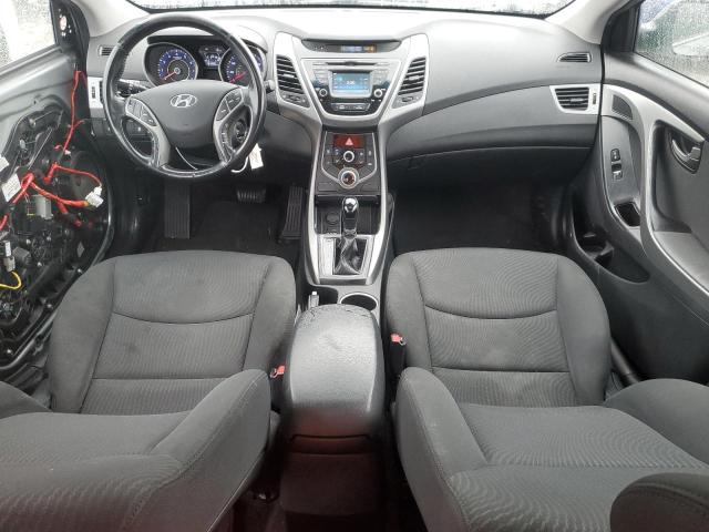 KMHDH4AE7FU242258 - 2015 HYUNDAI ELANTRA SE GRAY photo 8