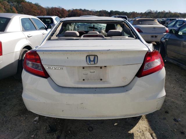 2HGFG3B58DH521079 - 2013 HONDA CIVIC LX WHITE photo 6