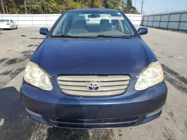 1NXBR32E84Z287977 - 2004 TOYOTA COROLLA CE BLUE photo 5