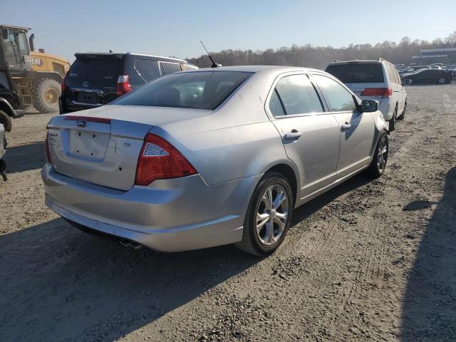 3FAHP0HA5CR131771 - 2012 FORD FUSION SE SILVER photo 3