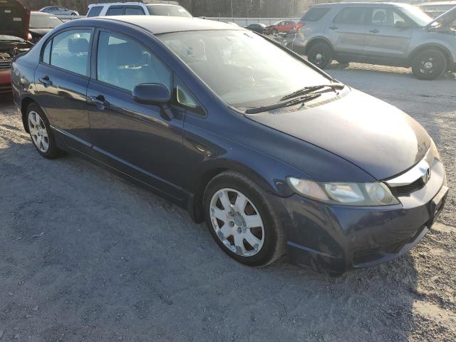 2HGFA16549H546620 - 2009 HONDA CIVIC LX BLUE photo 4