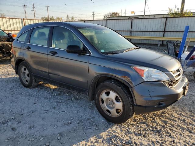 3CZRE3H39AG700132 - 2010 HONDA CR-V LX GRAY photo 4