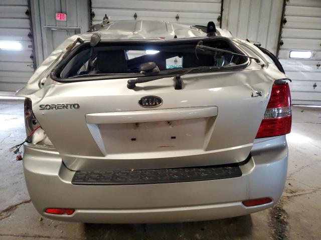 KNDJC735195872795 - 2009 KIA SORENTO LX SILVER photo 6