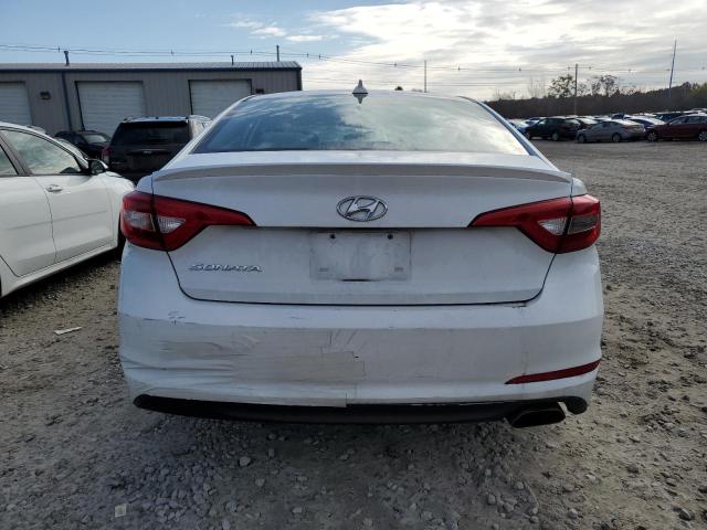 5NPE24AF7HH517689 - 2017 HYUNDAI SONATA SE WHITE photo 6