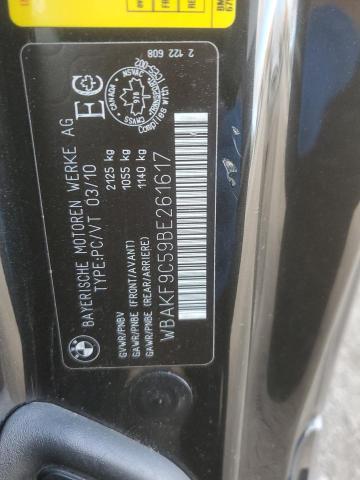WBAKF9C59BE261617 - 2011 BMW 335 XI Boz foto 12