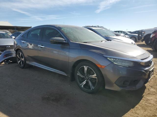 2HGFC1F95GH630309 - 2016 HONDA CIVIC TOURING GRAY photo 4