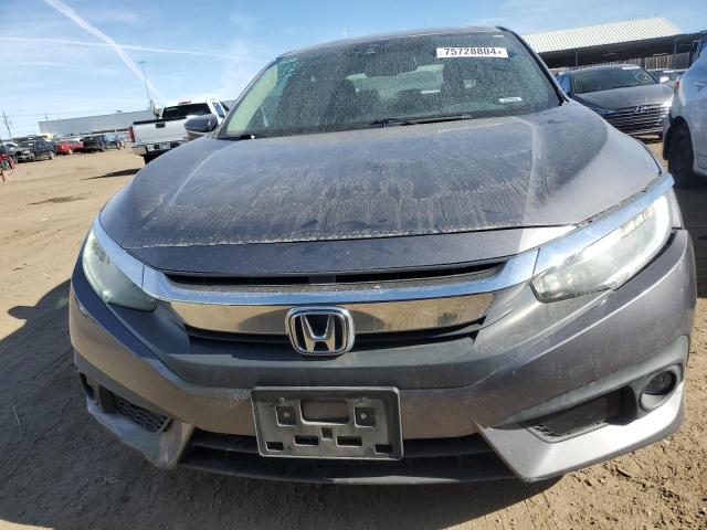 2HGFC1F95GH630309 - 2016 HONDA CIVIC TOURING GRAY photo 5