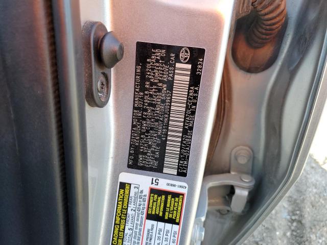 4T1B11HK8JU099657 - 2018 TOYOTA CAMRY L SILVER photo 13