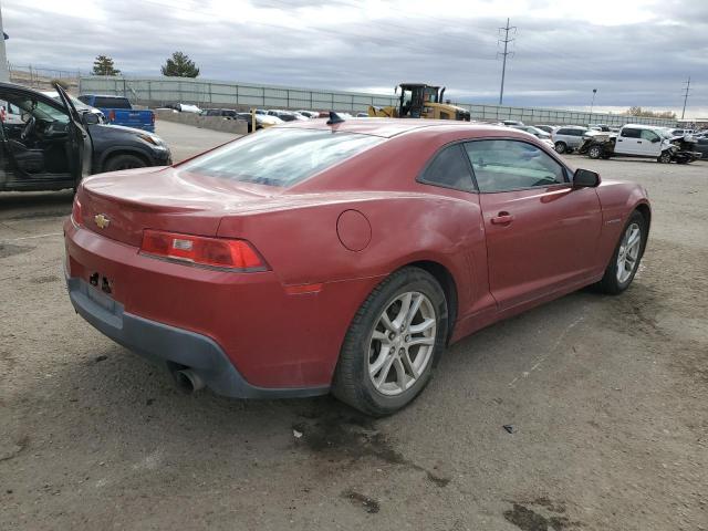 2G1FB1E35F9305997 - 2015 CHEVROLET CAMARO LS BURGUNDY photo 3