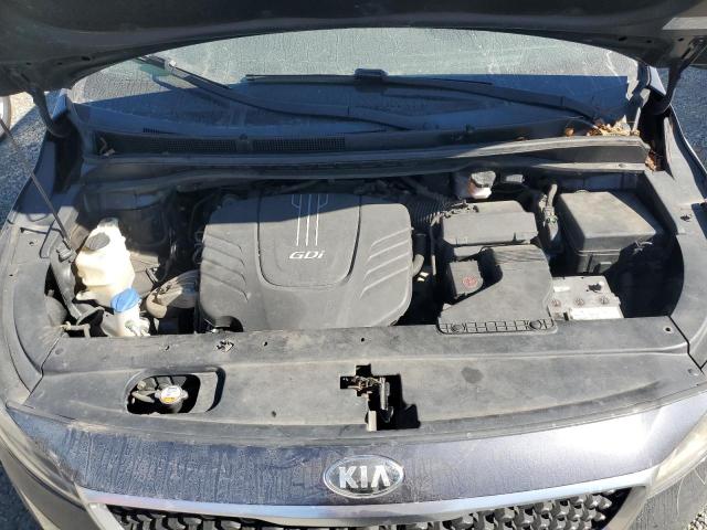 KNDMC5C10F6019289 - 2015 KIA SEDONA EX GRAY photo 12