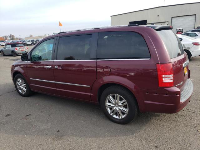 2A8HR64X98R815987 - 2008 CHRYSLER TOWN & COU LIMITED MAROON photo 2