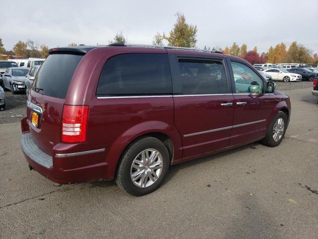 2A8HR64X98R815987 - 2008 CHRYSLER TOWN & COU LIMITED MAROON photo 3