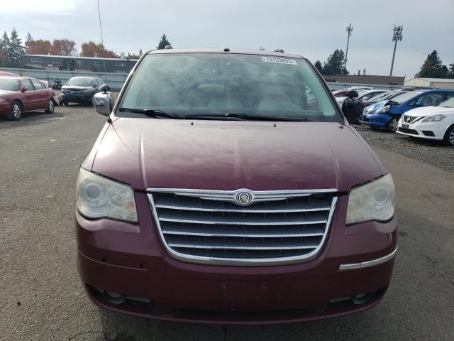 2A8HR64X98R815987 - 2008 CHRYSLER TOWN & COU LIMITED MAROON photo 5