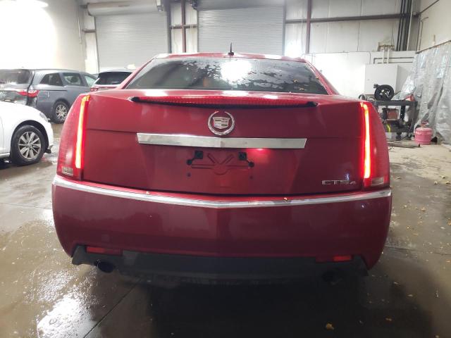 1G6DG577680213272 - 2008 CADILLAC CTS RED photo 6