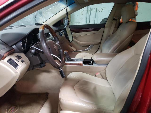 1G6DG577680213272 - 2008 CADILLAC CTS RED photo 7
