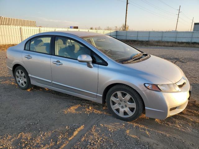 2HGFA1F51BH307306 - 2011 HONDA CIVIC LX SILVER photo 4